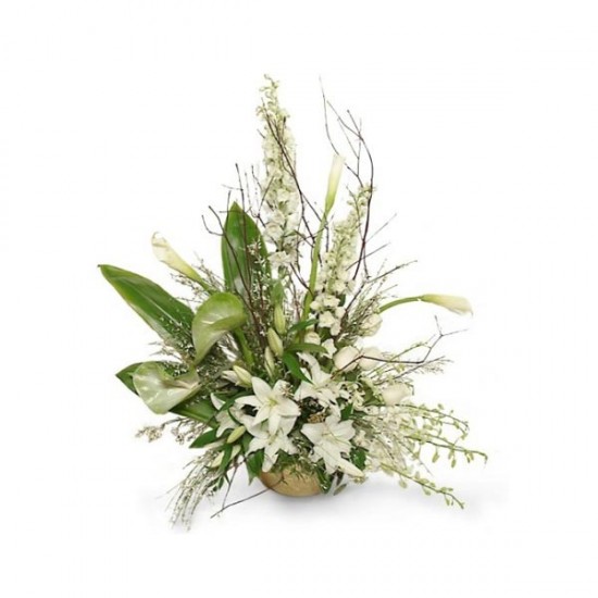The Elegant Whiteness bouquet